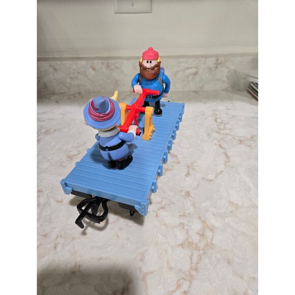 Vintage Rudolph's Red Nose Express Hand Car  Replacement Yukon  Hermey  Elf - Picture 4 of 5